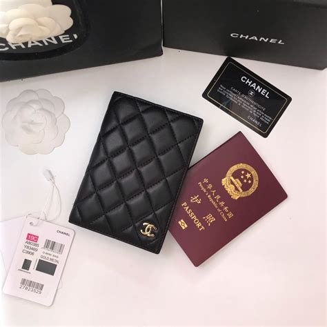 chanel passport holder replica